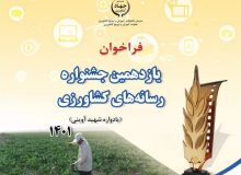 برگزاری یازدهمین جشنواره رسانه‌های کشاورزی در خرداد ماه