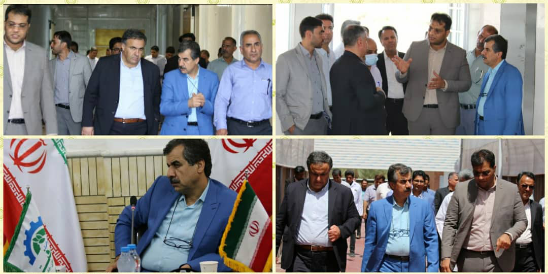 بازدید مدیرعامل اتحادیه مرکزی تعاونی‌های روستایی و کشاورزی ایران از شرکت‌ کشت و صنعت جیرفت