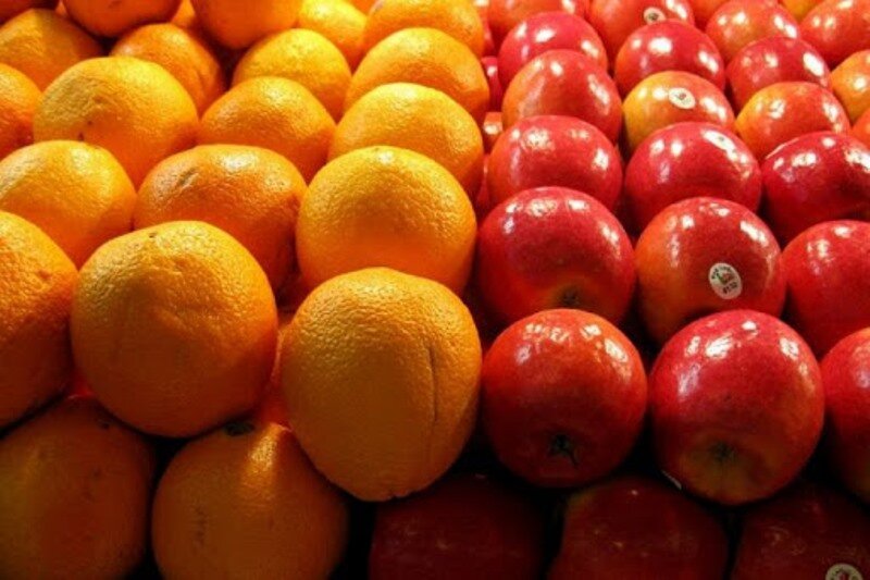 محدودیت صادرات سیب درختی و پرتقال
